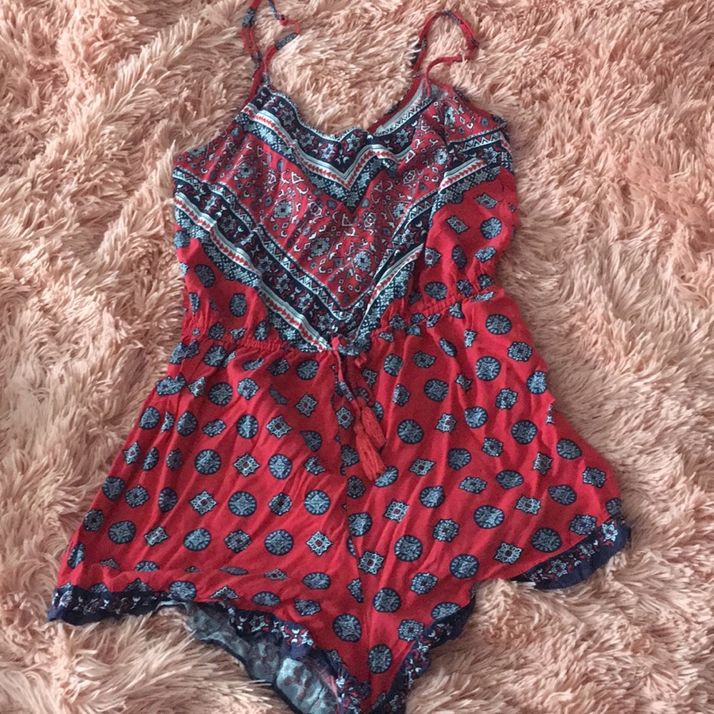 Red romper